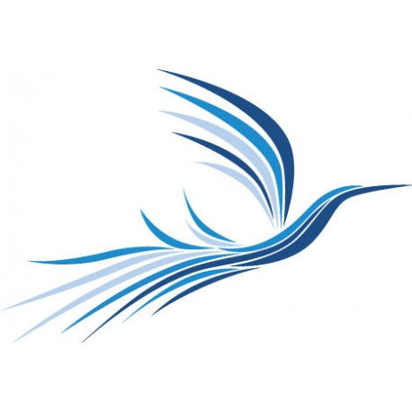 Sticker Oiseau magique Bleu