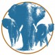 Sticker Eléphants