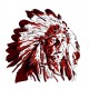 Sticker Indian Chief