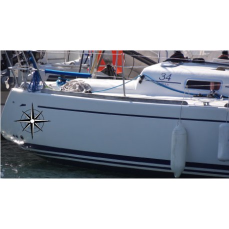 Sticker Rose des Vents W