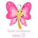 sticker papillon personnalisable