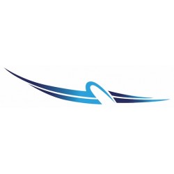 Sticker LIKA 2 dégradé bleu