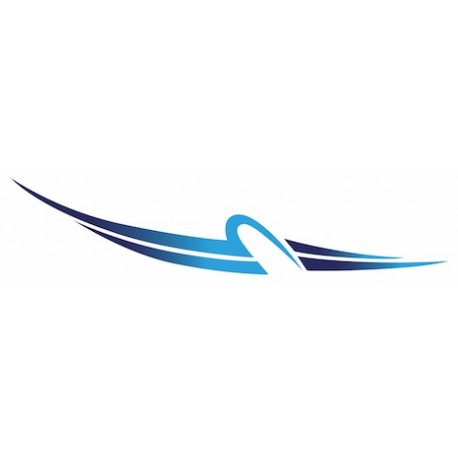 Sticker LIKA 2 dégradé bleu