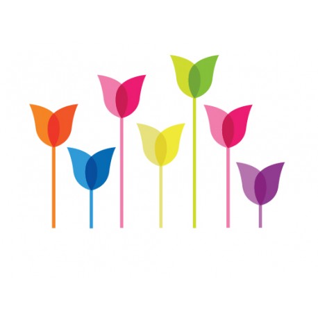 Sticker Tulipe