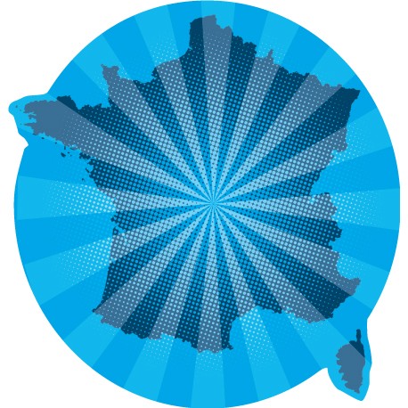 Sticker France bleue