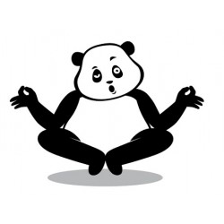 Sticker Panda Zen