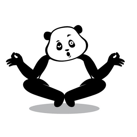 Sticker Panda Zen