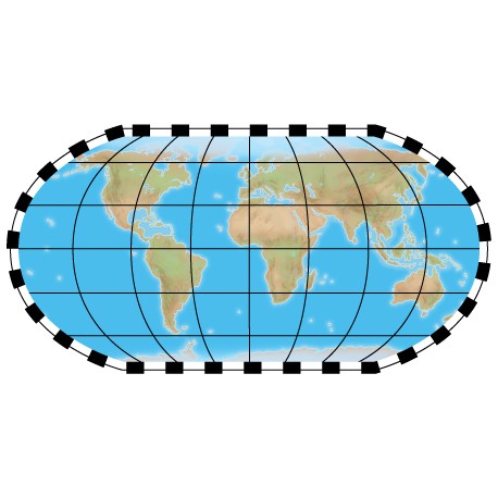 Sticker "Planisphère 4"