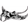 Sticker Raie Tribale