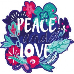 Sticker Peace and Love 2