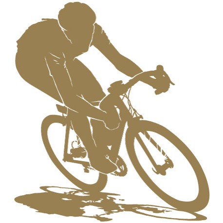 Sticker Cycliste