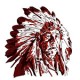 Sticker Indian Chief