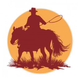 Sticker Cow Boy